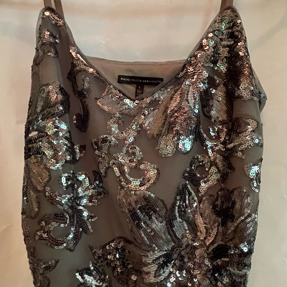White House Black market sequin cami